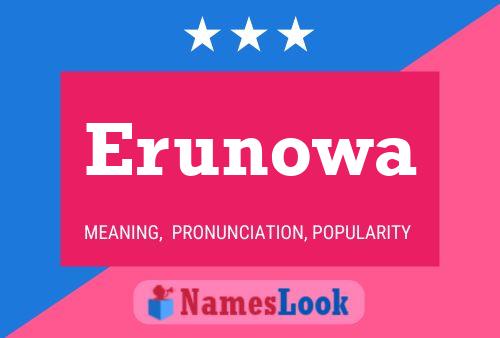 Постер имени Erunowa