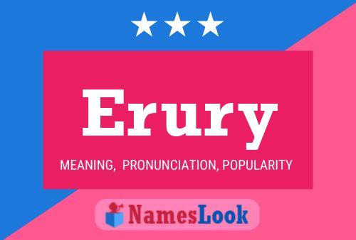 Постер имени Erury