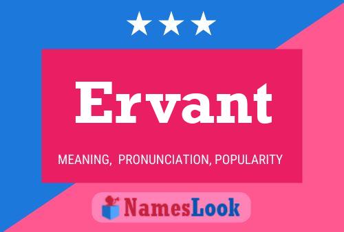 Постер имени Ervant