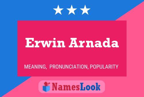 Постер имени Erwin Arnada