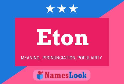 Постер имени Eton