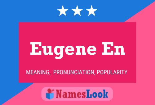 Постер имени Eugene En