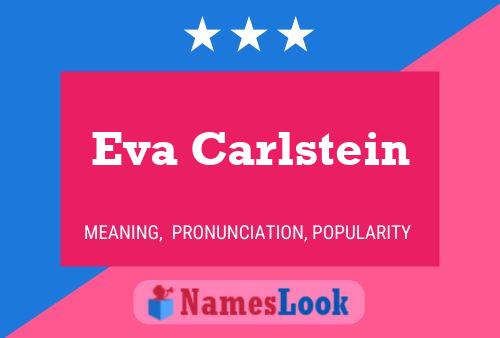 Постер имени Eva Carlstein