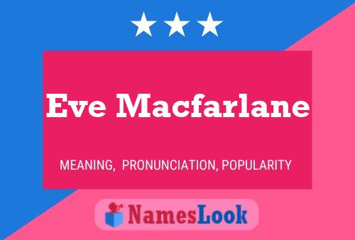 Постер имени Eve Macfarlane