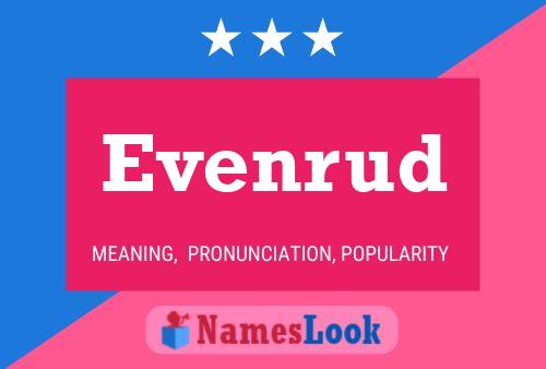 Постер имени Evenrud