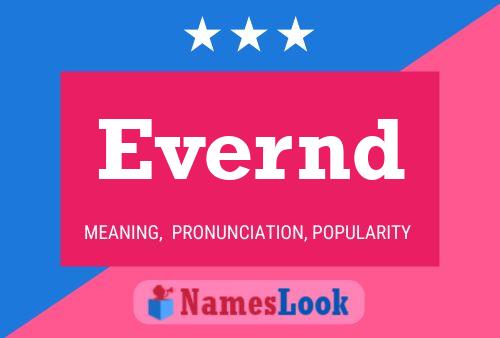 Постер имени Evernd