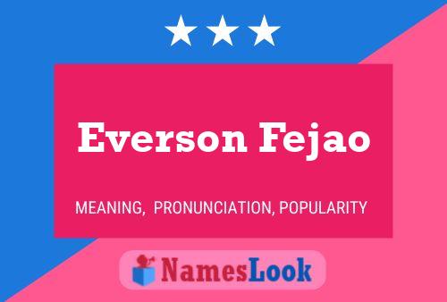 Постер имени Everson Fejao