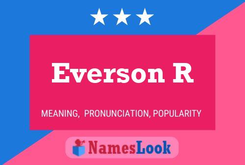 Постер имени Everson R