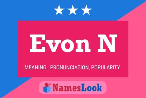 Постер имени Evon N