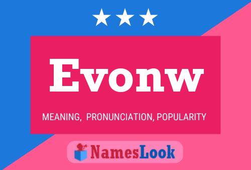 Постер имени Evonw