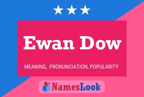 Постер имени Ewan Dow