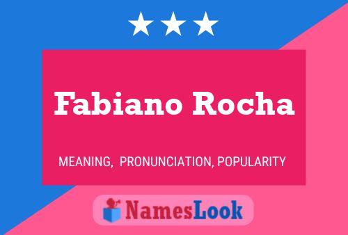 Постер имени Fabiano Rocha