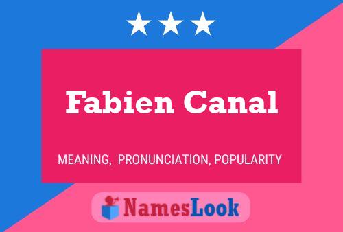 Постер имени Fabien Canal