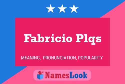 Постер имени Fabricio Plqs