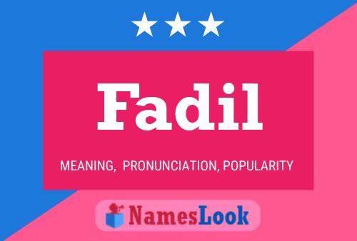 Постер имени Fadil