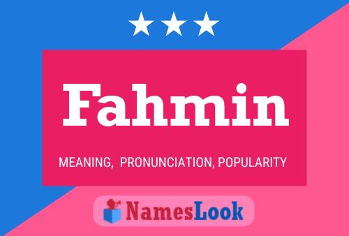 Постер имени Fahmin