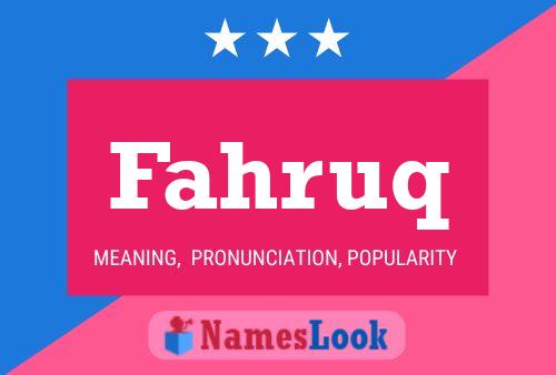 Постер имени Fahruq