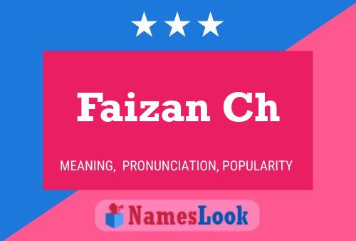 Постер имени Faizan Ch