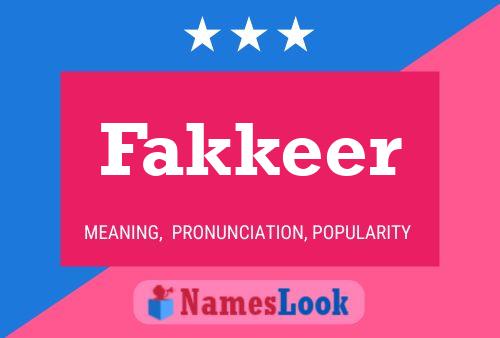 Постер имени Fakkeer