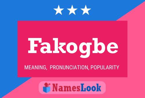 Постер имени Fakogbe