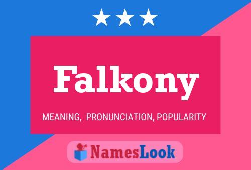 Постер имени Falkony