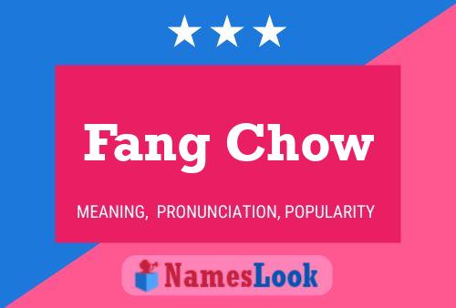 Постер имени Fang Chow