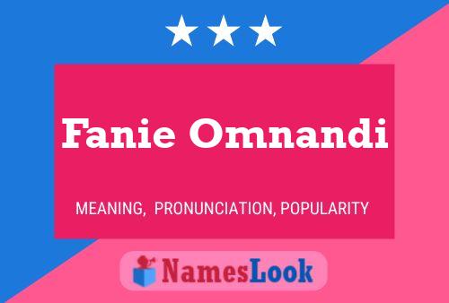 Постер имени Fanie Omnandi