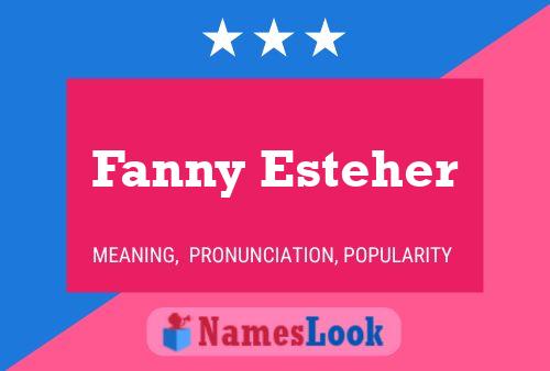 Постер имени Fanny Esteher