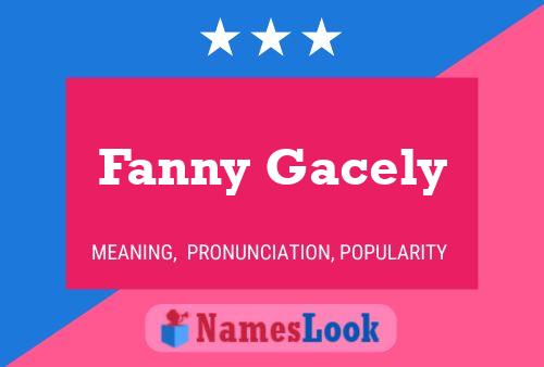 Постер имени Fanny Gacely