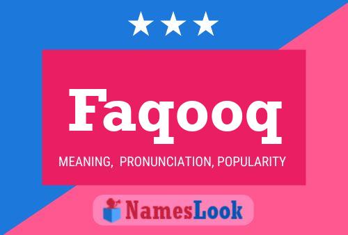 Постер имени Faqooq