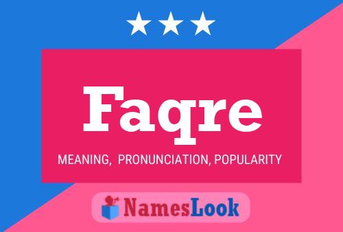 Постер имени Faqre