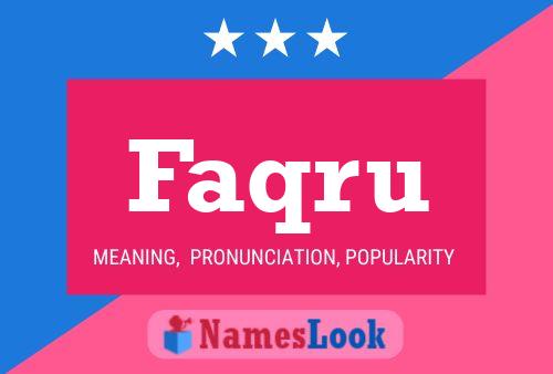 Постер имени Faqru