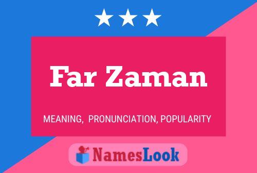 Постер имени Far Zaman