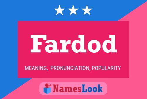 Постер имени Fardod