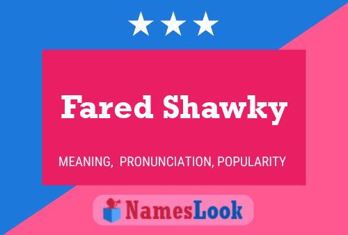 Постер имени Fared Shawky