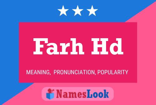 Постер имени Farh Hd