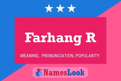 Постер имени Farhang R