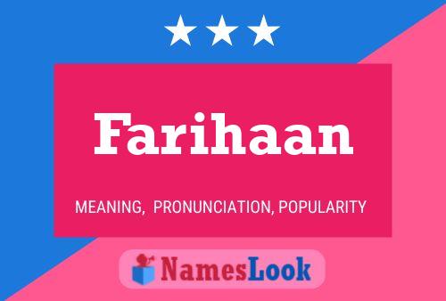 Постер имени Farihaan