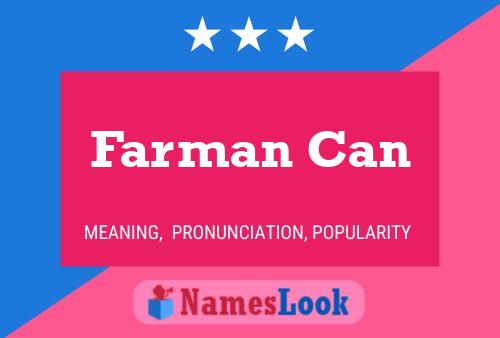 Постер имени Farman Can