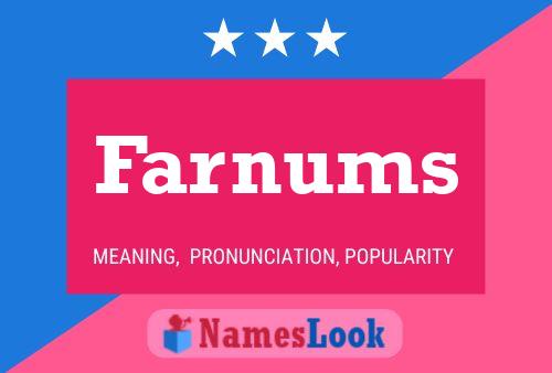 Постер имени Farnums