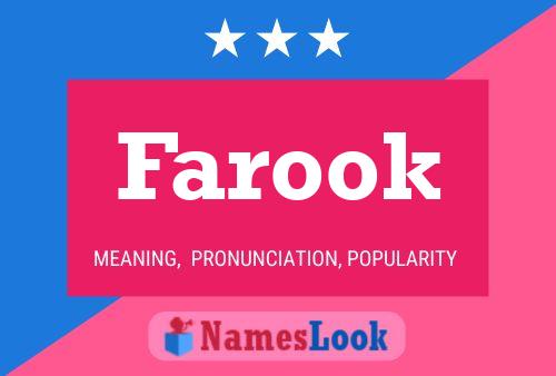 Постер имени Farook