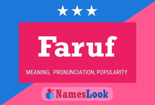 Постер имени Faruf