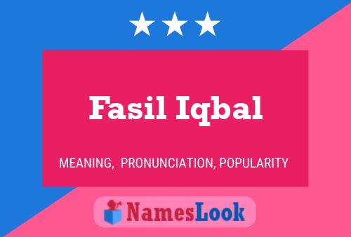 Постер имени Fasil Iqbal