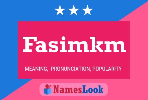 Постер имени Fasimkm