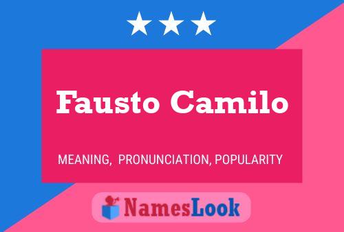 Постер имени Fausto Camilo