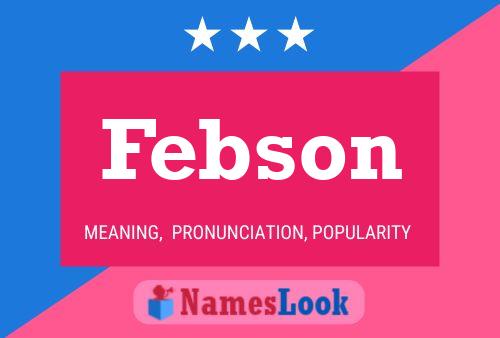 Постер имени Febson