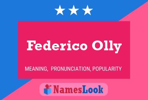 Постер имени Federico Olly