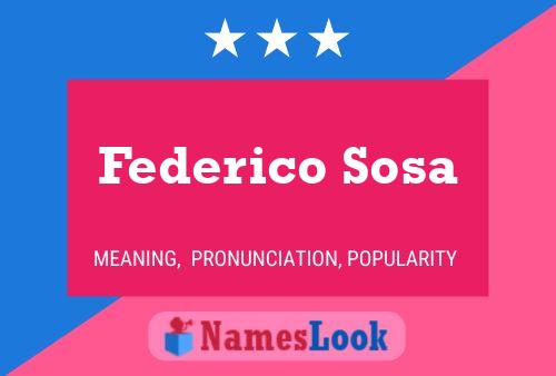 Постер имени Federico Sosa