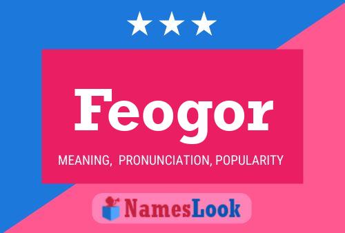 Постер имени Feogor