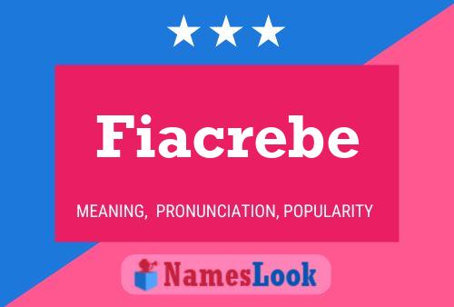 Постер имени Fiacrebe